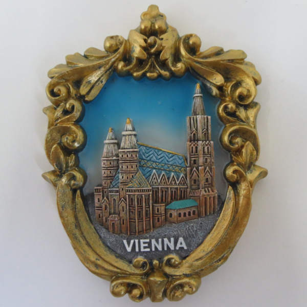 Bild 1 von Wien Magnet „Kaiserwappen“ gold