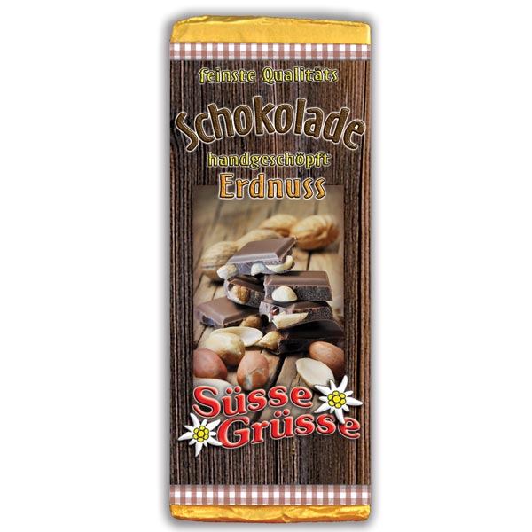 Bild 1 von Schokolade handgeschöpft 100g Erdnuss