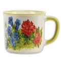 Porzellan-Tasse Alpenblumen