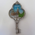 Wien Magnet „Schlüssel“ silber