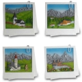 Magnet Post-it 132 sort. (Sommer)