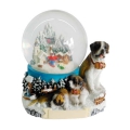 Schneekugel 6,5cm Winter 84 sort.