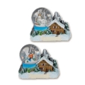 Schneekugel Alpenmotiv 4,5cm 3D (Winter)