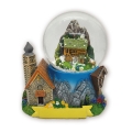 Schneekugel Alpenmotiv 6,5cm sort.(Sommer)