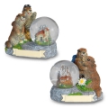 Schneekugel Murmelpaar 4,5cm sort. (Sommer)