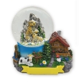 Schneekugel Alpenmotiv 6,5cm sort.(Sommer)