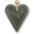 Eselmilchseife Herz 70g Olive (personalisiert)