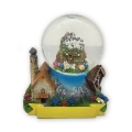 Schneekugel Alpenmotiv 4,5cm sort. (Sommer)