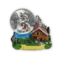 Schneekugel Alpenmotiv 4,5cm 3D (Sommer)