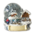 Schneekugel Alpenmotiv 4,5cm  (Winter)