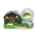 Schneekugel 4,5cm Sommermotiv 009-04