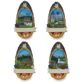 Magnet Holzrinde/Landschaft (Sommer)